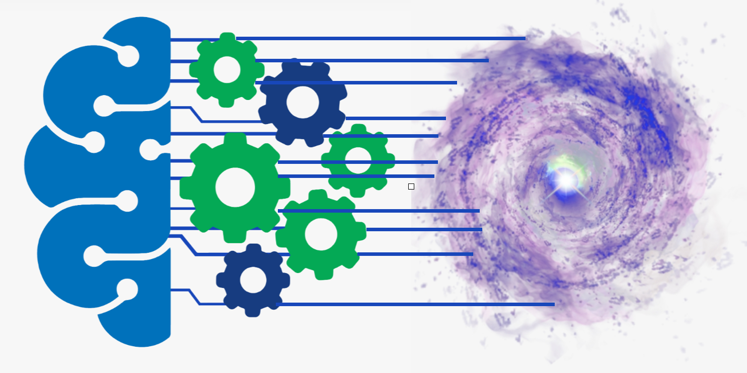 Illustration depicting different
									machine learning tools used in astronomy