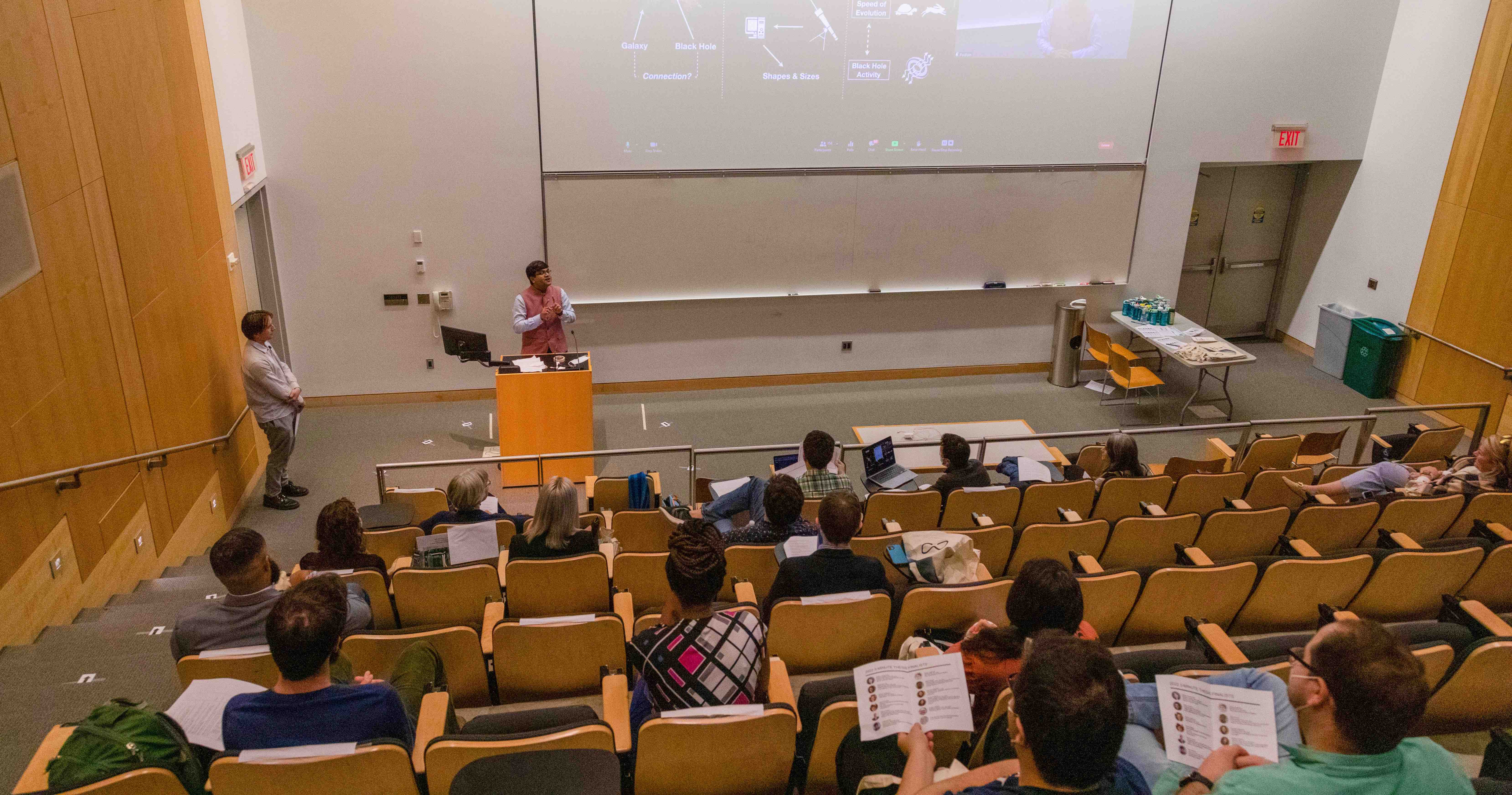 Aritra Ghosh teaching in classroom
									at Yale